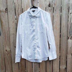 Bogari - XL buttoned down, collared white shirt